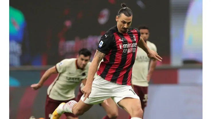 Zlatan Ibrahimovic, la gran figura del partido.