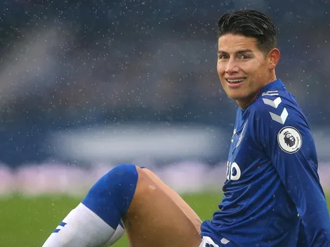 James Rodríguez se recuperó y Everton lo confirmó como titular para el partido vs. Southampton