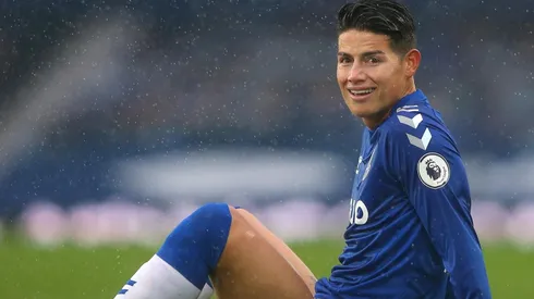 James Rodríguez se recuperó y Everton lo confirmó como titular para el partido vs. Southampton