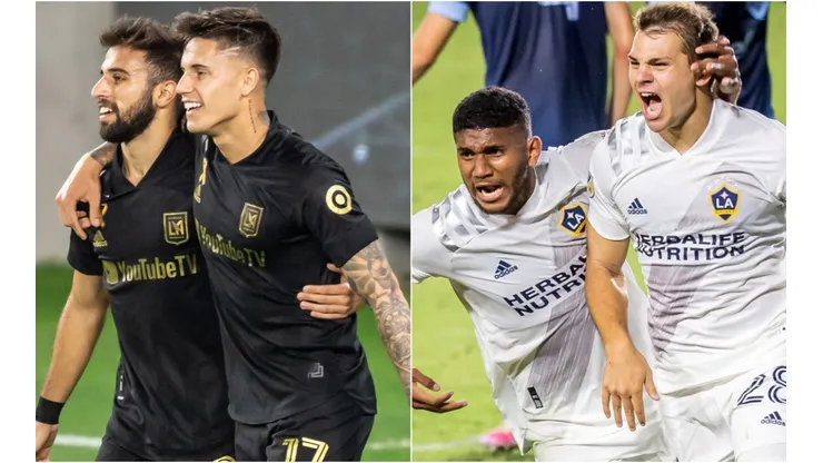 Los Angeles FC vs. LA Galaxy se miden por jornada 20 de la MLS este domingo (Getty Images).