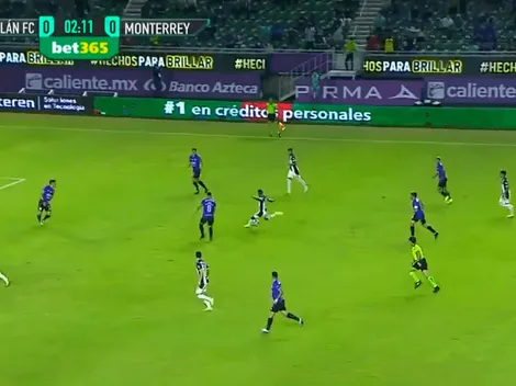 Avilés Hurtado adelanta a Rayados gracias al regalo de Fraga