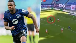 Jhon Córdoba no da pasto: se mandó un golazo de crack en la Bundesliga