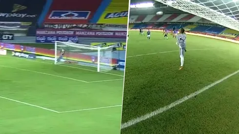 El show de atajadas de Viera para salvar a Junior contra Millonarios