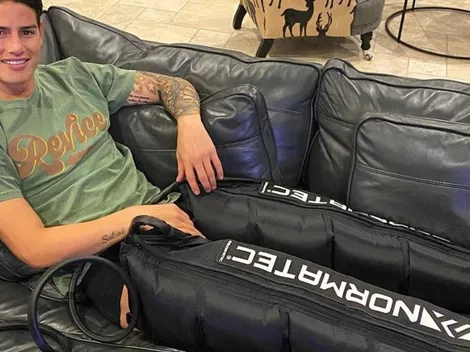 ¿Qué son los aparatos que usa James Rodríguez para su recuperación?