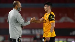 Tremendo elogio del DT del Wolves a la forma de Raúl Jiménez