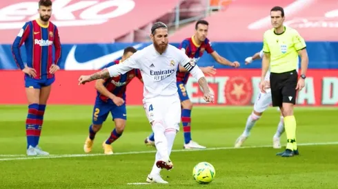 Sergio Ramos cambió el penal por gol y puso el 2-1 parcial.