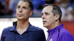 Rob Pelinka y Frank Vogel, por un refuerzo para los Lakers