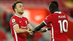 El festejo de los jugadores de Liverpool.