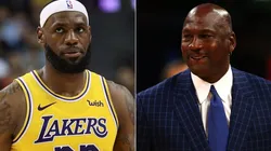 LeBron James y Michael Jordan