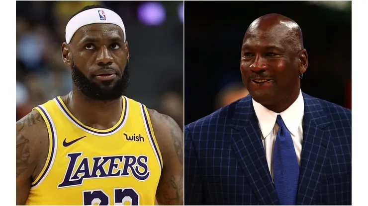 LeBron James y Michael Jordan
