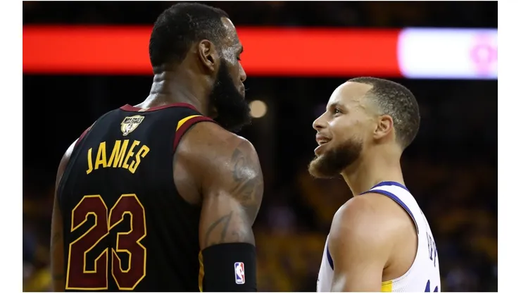 LeBron James y Stephen Curry, NBA