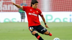 Luka Romero con la camiseta de Mallorca.