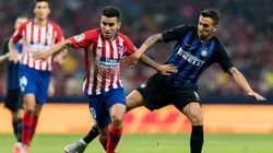 Atlético de Madrid e Inter en un cruce reciente.