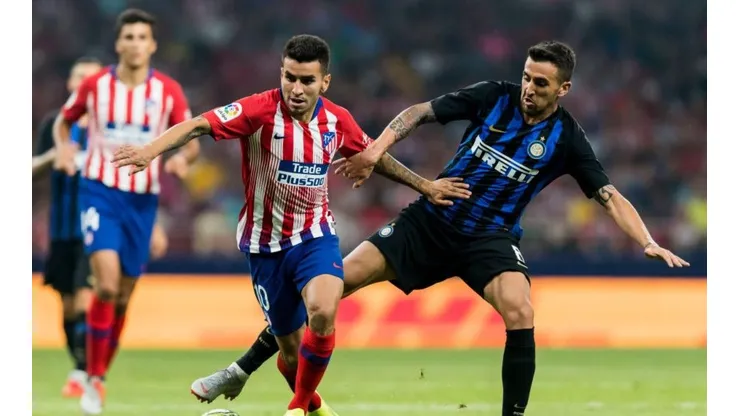 Atlético de Madrid e Inter en un cruce reciente.