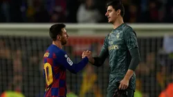 El descomunal elogio que Courtois le dedicó a Messi en la previa del Clásico