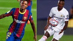 Barcelona vs. Real Madrid juegan por LaLiga Santander este sábado (Getty Images)