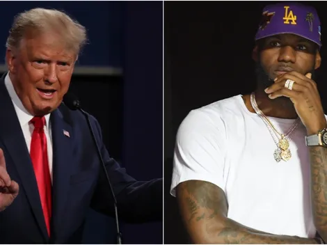 LeBron reaccionó al debate presidencial: trató a Trump de payaso