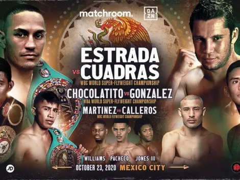 Todo listo para la reaparición del Gallo Estrada vs. Carlos Cuadras