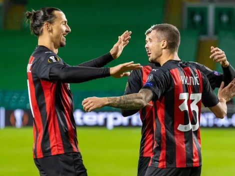 Milan debutó en la Europa League y lleva 21 partidos al hilo sin perder