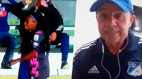 Técnico de Millonarios femenino se excusó por su show en el Clásico capitalino
