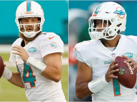La voz de Fitzpatrick tras perder la titularidad en los Dolphins