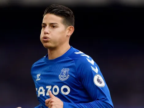 James se lesionó y Ancelotti lo puso en duda para el próximo partido del Everton