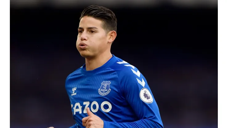 James se lesionó y Ancelotti lo puso en duda para el próximo partido del Everton