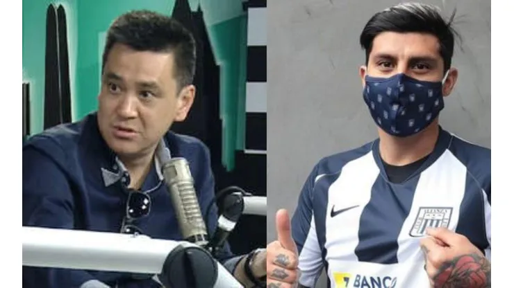 Daniel Kanashiro disparó contra el delantero chileno.