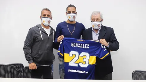 Foto de Diego Gonzalez, ahora jugador de Boca.