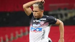 Teófilo Gutiérrez anotó el único gol de Junior en la derrota contra Flamengo en Brasil.