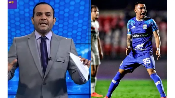 Coki Gonzales disparó contra Deza tras su gol.