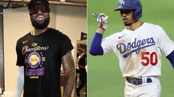 LeBron, como un fanático más de los Dodgers