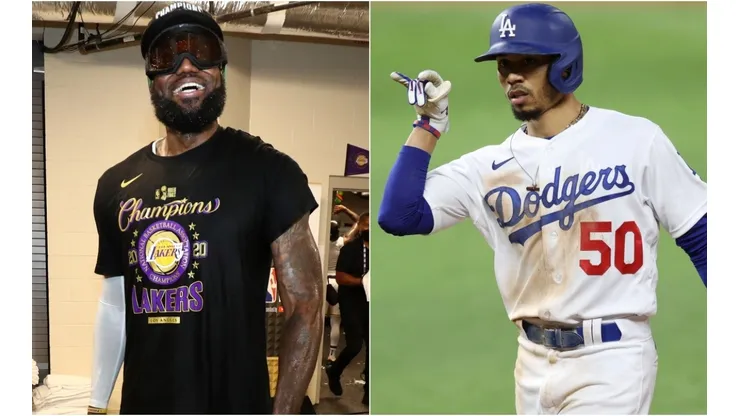 LeBron, como un fanático más de los Dodgers