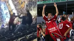 Aficionados de los Cowboys y Cardinals