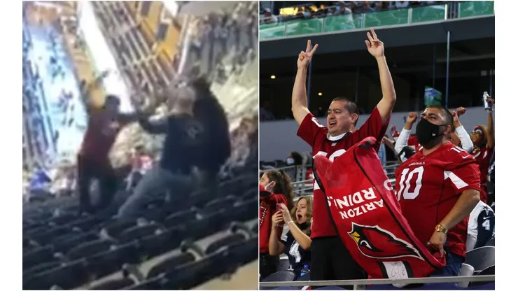 Aficionados de los Cowboys y Cardinals