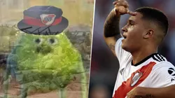 Closs nombra a Quntero todo el tiempo y los hinchas de River lloran