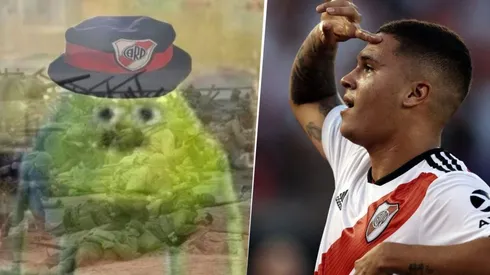 Closs nombra a Quntero todo el tiempo y los hinchas de River lloran