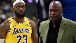 LeBron James y Michael Jordan, NBA