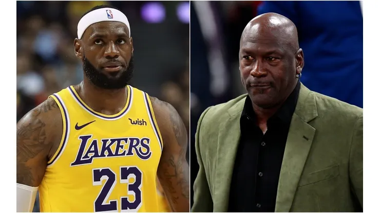 LeBron James y Michael Jordan, NBA