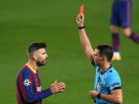 Piqué quiso cambiar camisetas antes y lo echaron: descontó Ferencváros