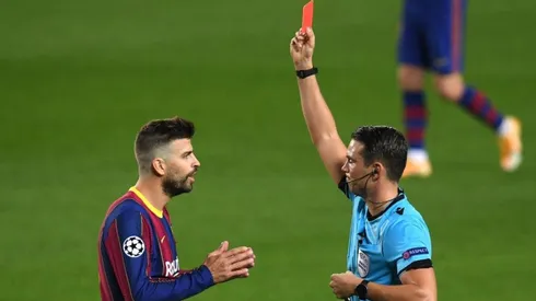 Piqué quiso cambiar camisetas antes y lo echaron: descontó Ferencváros