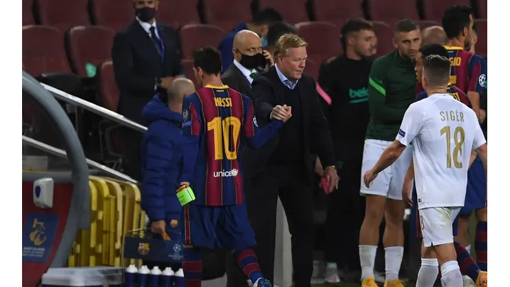 Koeman tiró uno más y van: "Si Messi juega como hoy, no puedo quejarme"