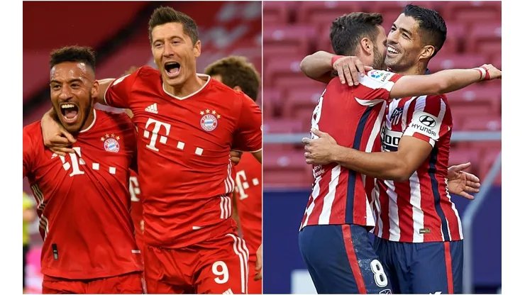 Bayern Múnich vs. Atlético de Madrid juegan por la Champions League este miércoles (Getty Images)