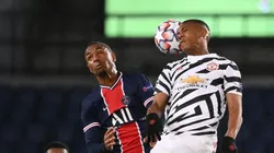 PSG juega con 12: Martial lo empató de un cabezazo en contra