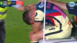 Nicolás Benedetti rompió en llanto tras lesionarse