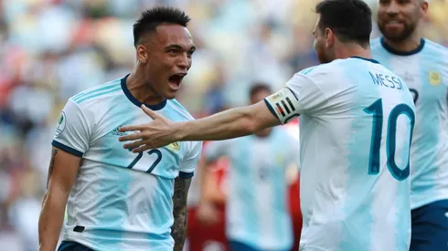 Lautaro, rendido a los pies de Messi: "Es el mejor jugador del mundo"