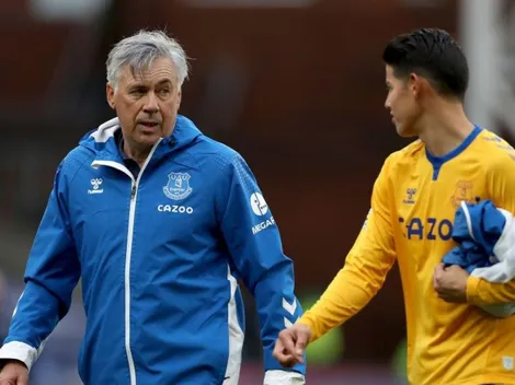La llegada de James al Everton fue gracias a Ancelotti, según el ex asistente del DT