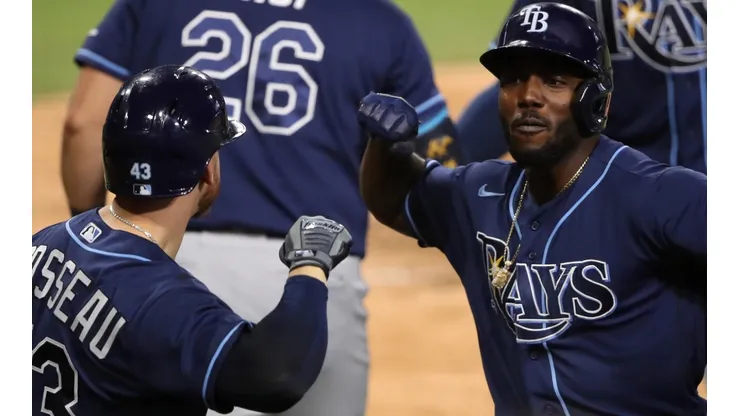 Randy Arozarena. jardinero de los Rays