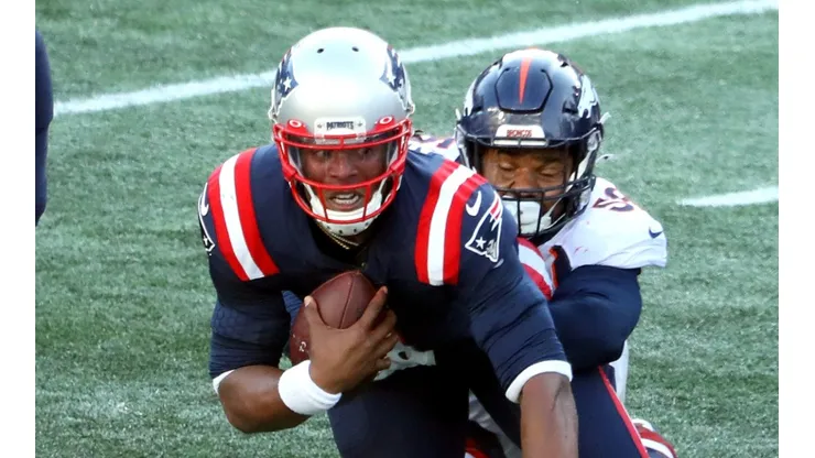 Cam Newton, quarterback de los Patriots