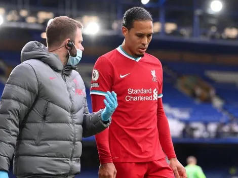 Oficial: Van Dijk se rompió la rodilla y será operado